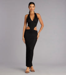 Lace Obsession Cutout Maxi Dress