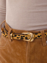 Cheetah Liquid Metal Western Belt