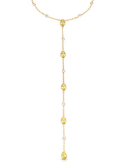 Marquise Crystal Lariat