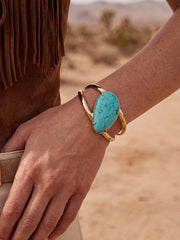 Desert Tide Cuff in Turquoise