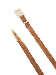 Modern Saddle Belt in Mocha
