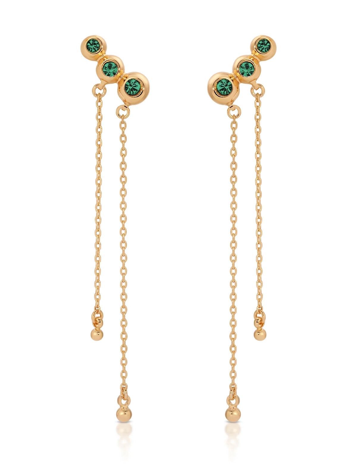 Emerald City Waterfall Earrings