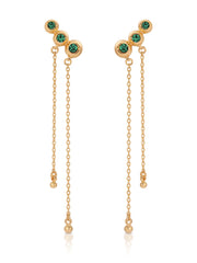 Emerald City Waterfall Earrings