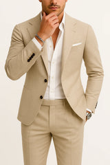 Two-Piece Suit – Lightweight Tailoring For Warm Weather - Spring/Summer Suit - Wedding Suit