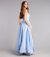 April A-Line Bubble Formal Dress