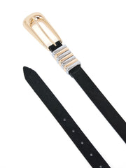 Metal Core Suede Belt