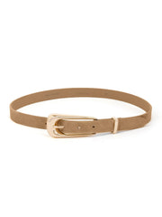 Large Signature Buckle Belt in Shiitake