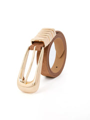 Metal Core Belt in Mocha Suede