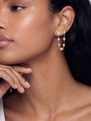 Double Piercing Bone Earrings