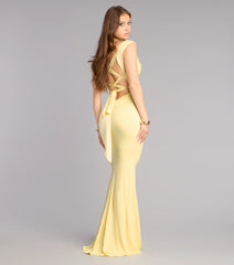 Vanessa Lace-Up Mermaid Formal Dress