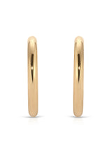 Large Thick Classic Hoops