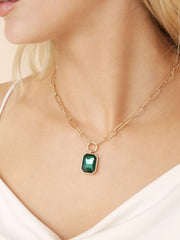 Deco Pendant Necklace
