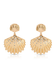 Sun-drenched Shell Earrings