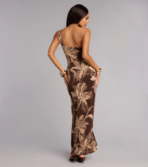Island After Hours One Shoulder Maxi Dress