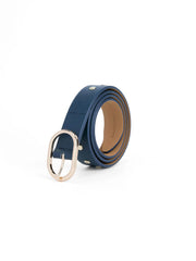 Boyfriend Stud Belt in Denim