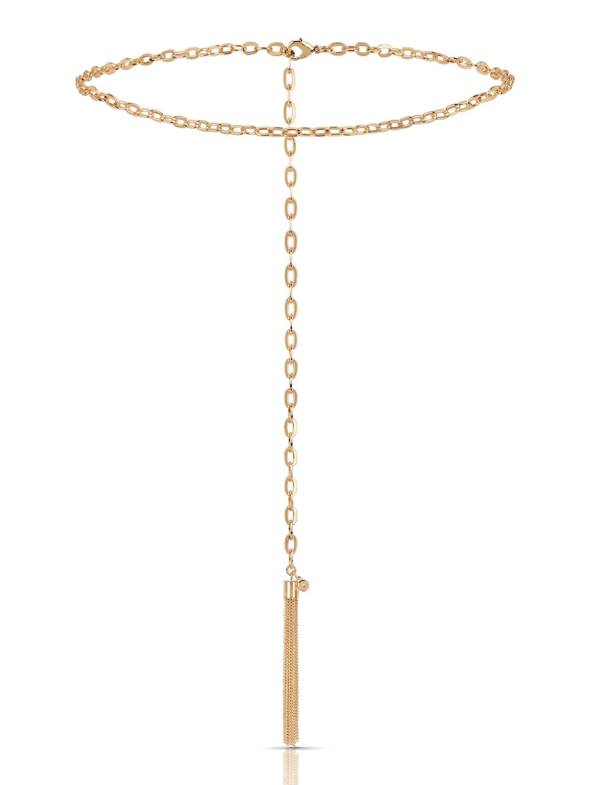 Simple Tassel Chain Belt