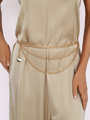 Modern Edge Layered Waist Chain