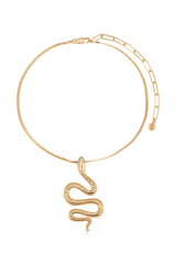 Serpentina Snake Choker Necklace
