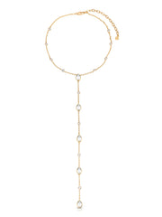 Marquise Crystal Lariat