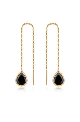 Barely There Chain and Crystal Dangle Earrings