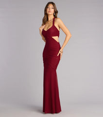 Giana Ruched Mesh Mermaid Dress