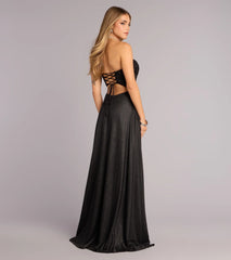 Alessandra Corset A-Line Formal Dress